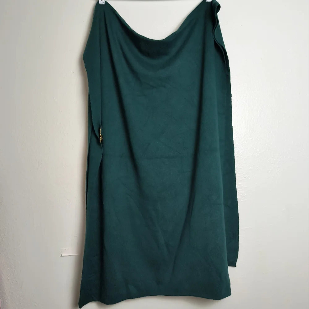 Statement Emerald Green Evening Cape Poncho One Size
